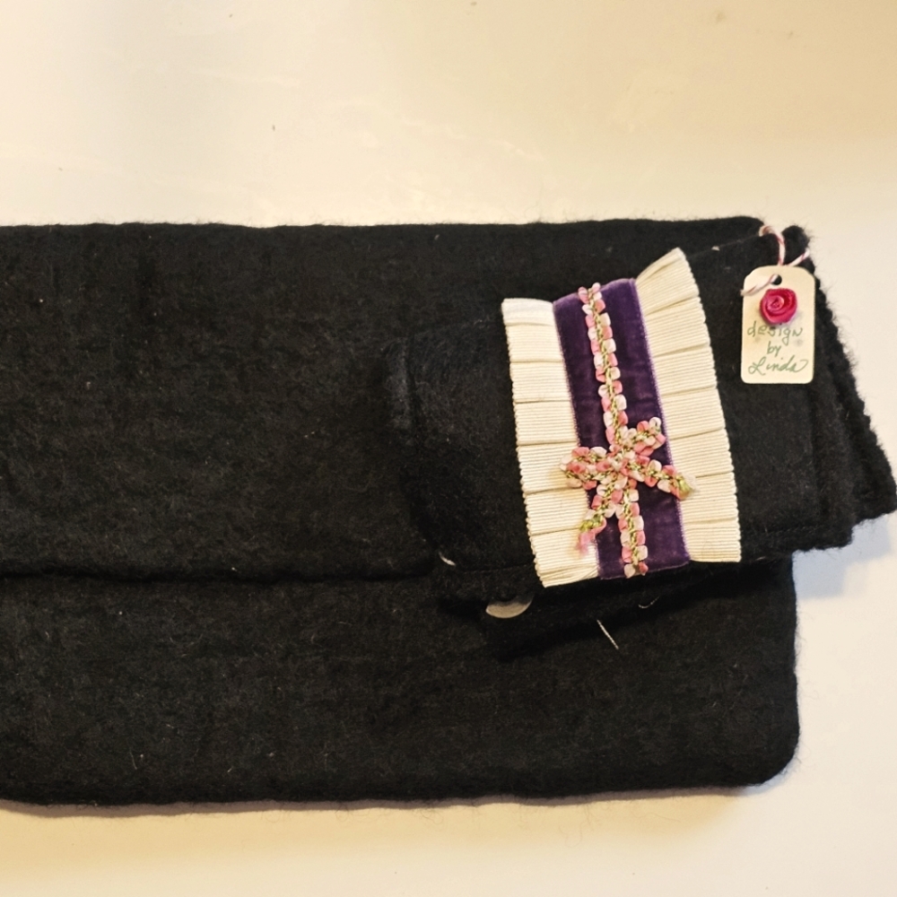 Felt Clutch and Wallet